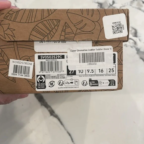 Veja toddler size 10 Esplar chromefree leather toddler shoes - Picture 4 of 5